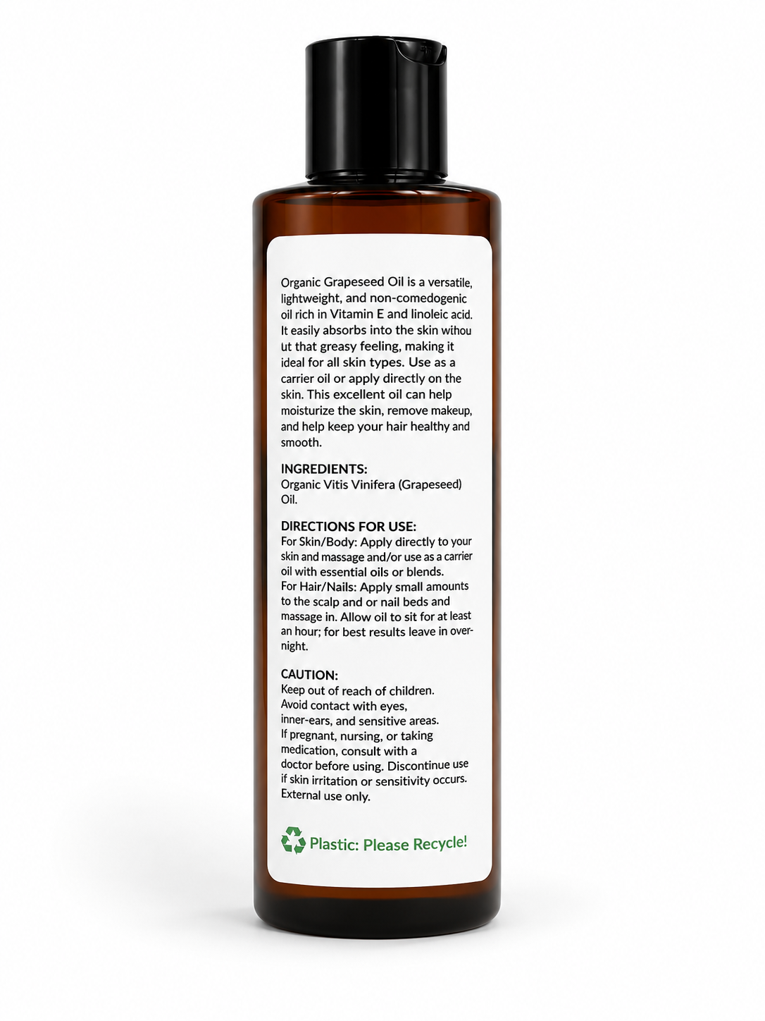 Grapeseed Carrier Oil - 8 Oz.