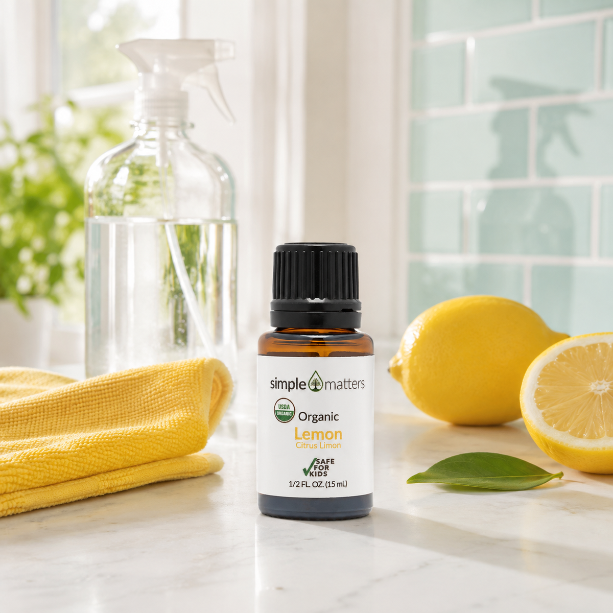 Lemon Organic Essential Oil - 15 mL