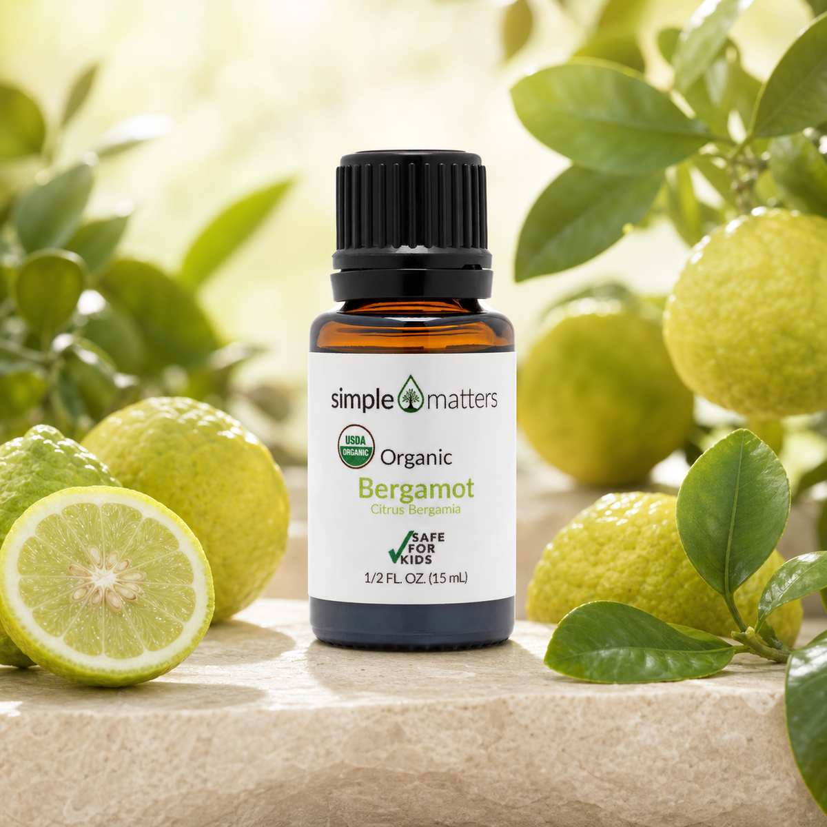 Bergamot Organic Essential Oil - 15 mL
