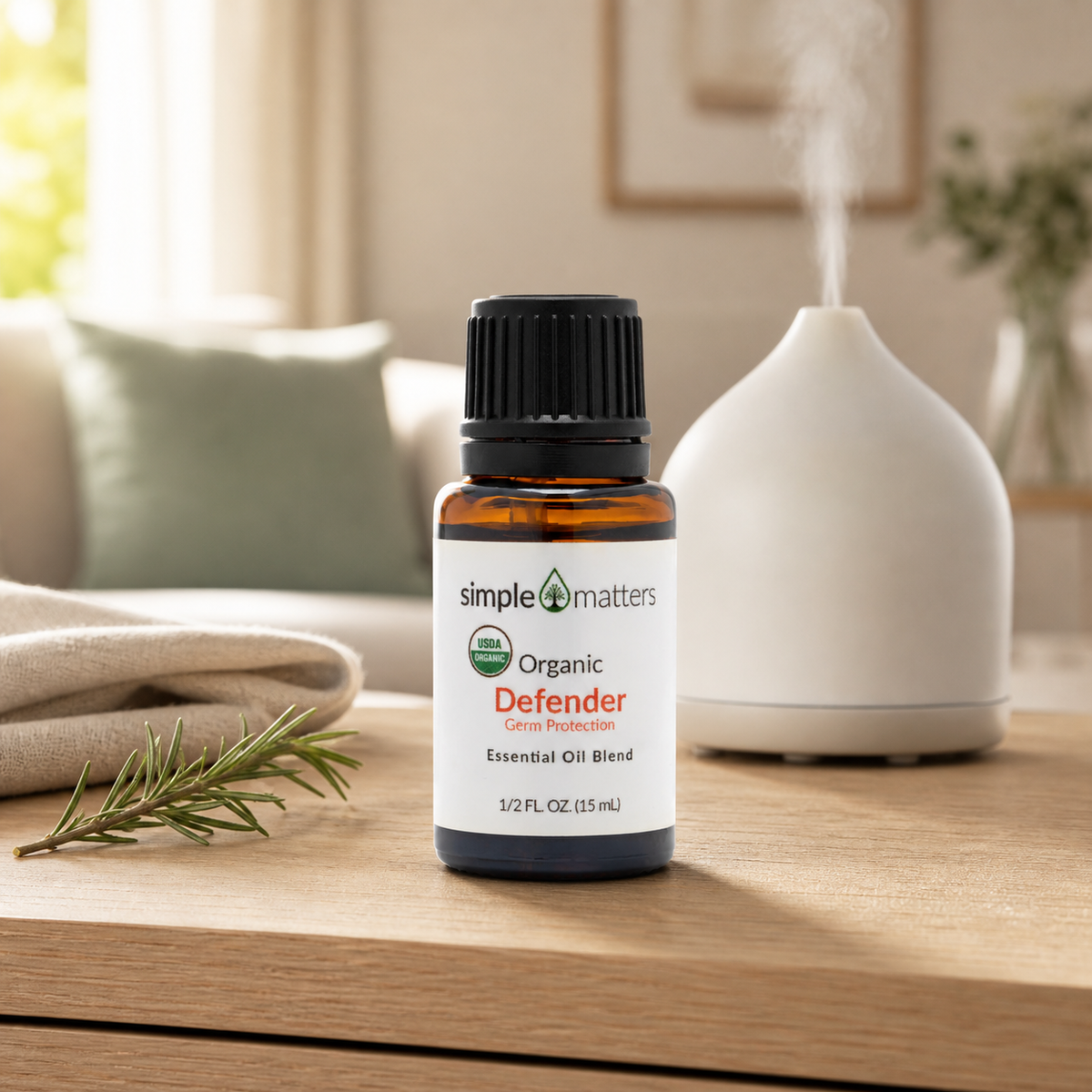 Defender Organic Essential Oil Blend - 15 mL