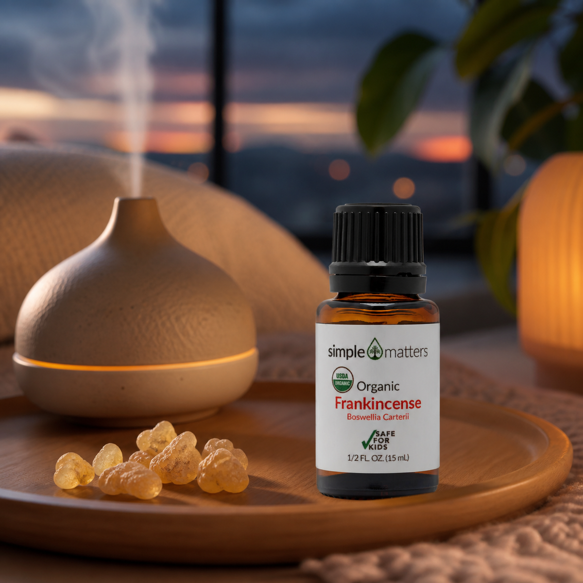 Frankincense (Boswellia Carterii) Organic Essential Oil - 15 mL