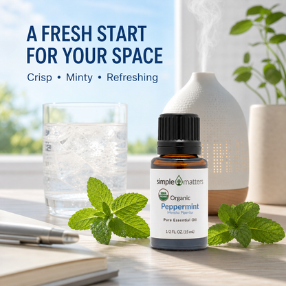 Peppermint Organic Essential Oil - 15 mL