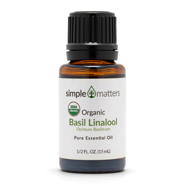 Basil Linalool Organic Essential Oil - 15 mL