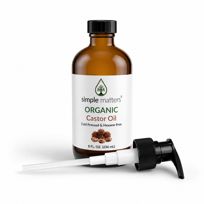 Organic Castor Carrier Oil - 8 Oz.