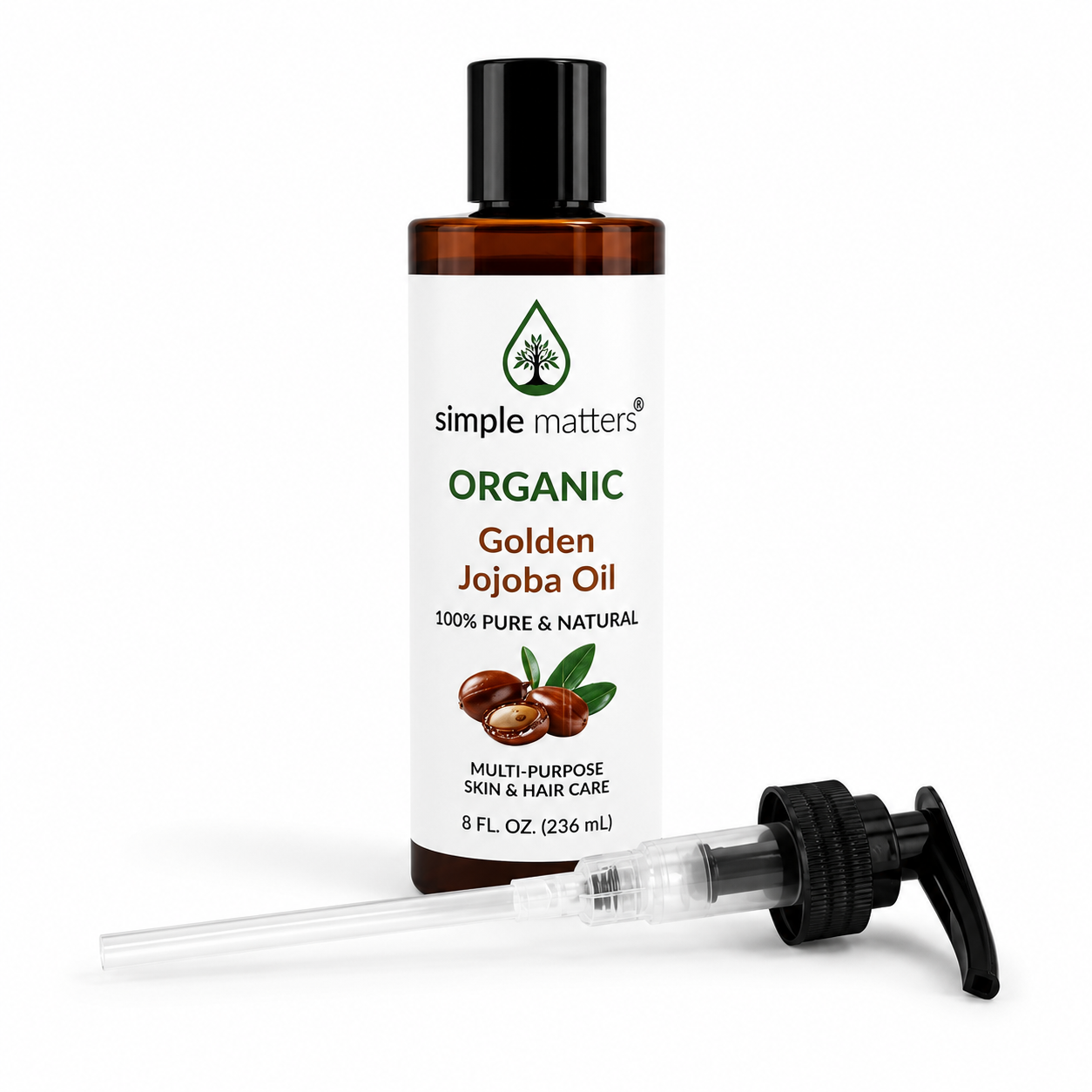 Organic Jojoba Carrier Oil - 8 Oz.