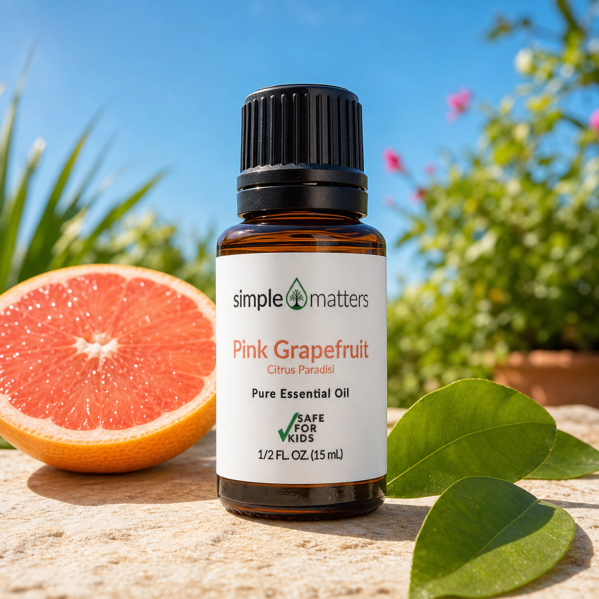 Grapefruit (Pink) Essential Oil - 15 mL