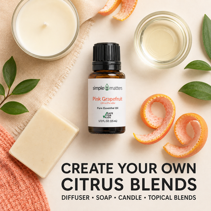 Grapefruit (Pink) Essential Oil - 15 mL
