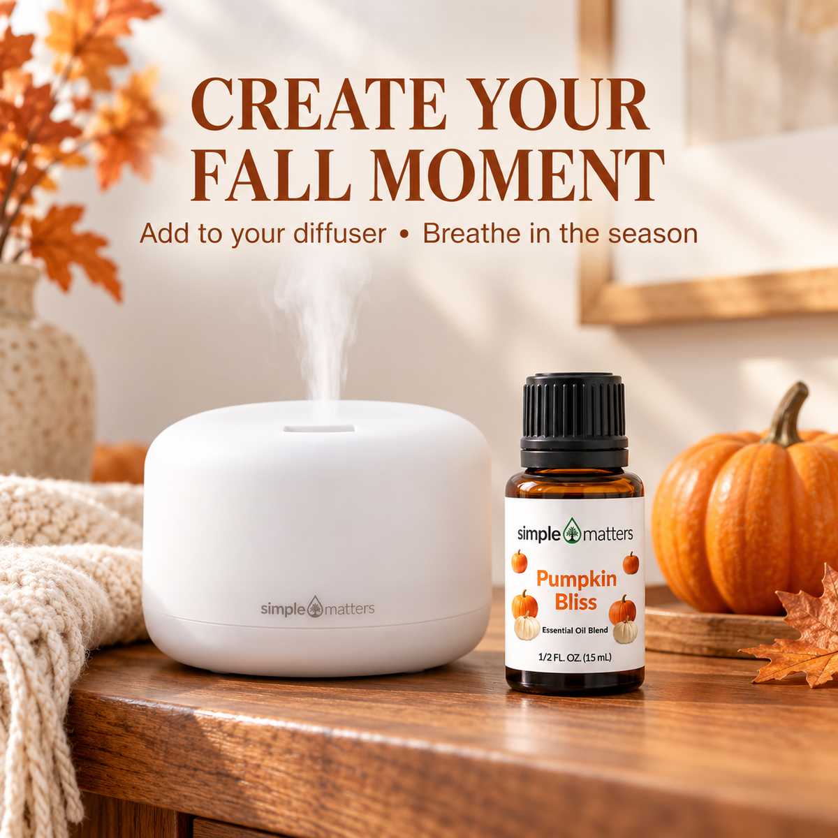 Pumpkin Bliss Essential Oil Blend - 15 mL
