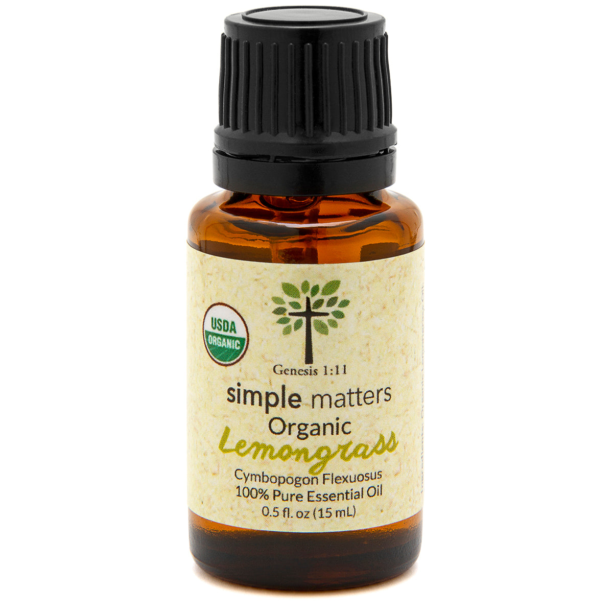 Lemongrass Organic Essential Oil - 15 mL