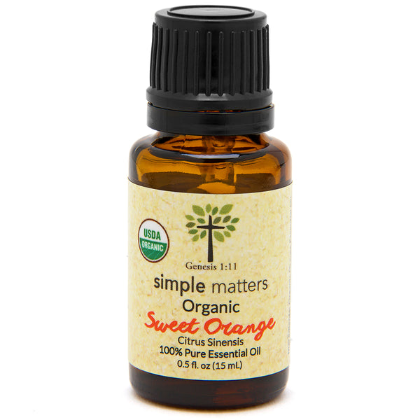 Orange (Sweet) Organic Essential Oil - 15 mL